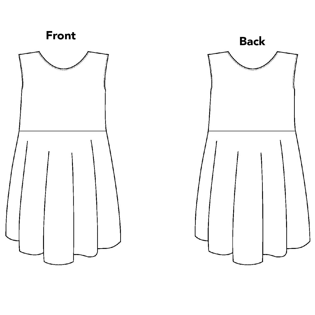 1920s Flapper Dress PDF pattern