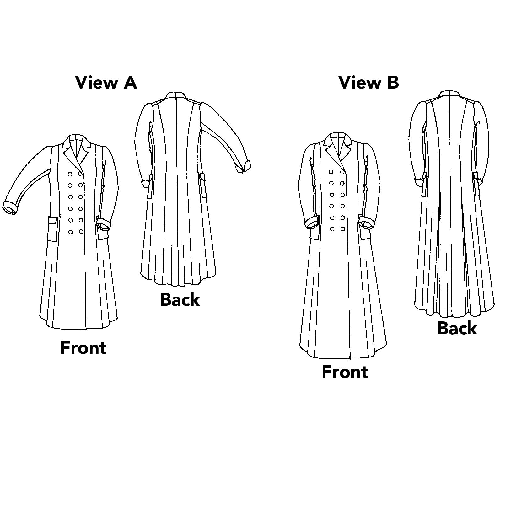 230 Model T Duster - PDF pattern