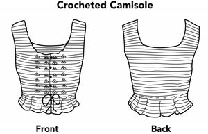 234 Cameos - knit and crochet pattern for two camisoles