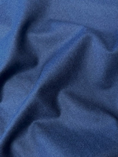 (Mont Blanc) wool in a rich, deep blue fabric